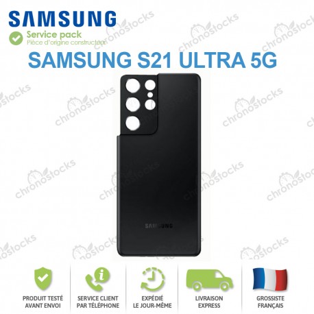 Vitre Arrière Samsung Galaxy S21 Ultra 5G Noir (G998B)