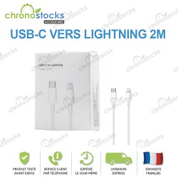 Câble USB-C vers Lightning 2m