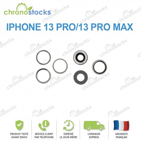 Lentilles Caméra Complète Graphite iPhone 13 Pro 13 Pro Max