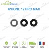 Lentille Caméra Arrière avec Contour iPhone 12 Pro Max (Graphite)