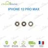 Lentille Caméra Arrière avec Contour iPhone 12 Pro Max Or