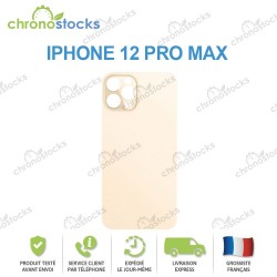 Vitre Arrière Or iPhone 12 Pro Max (Large Hole)