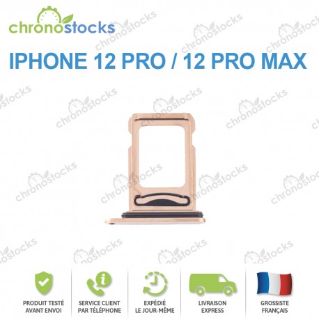 Tiroir SIM Or iPhone 12 Pro / 12 Pro Max