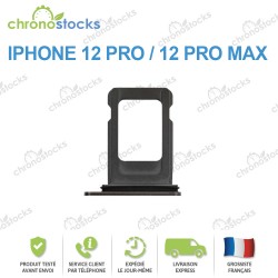 Tiroir SIM Noir iPhone 12 Pro / 12 Pro Max