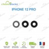 Lentille Caméra Arrière avec Contour iPhone 12 Pro (Graphite)