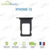 Tiroir Sim Noir iPhone 12