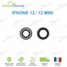 Lentille Caméra Arrière avec Contour iPhone 12 / 12 Mini Bleu