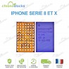 Puce U3400 Chargement Sans Fil iPhone Série 8 et X