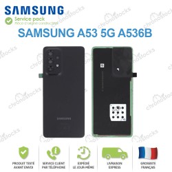 Vitre Arrière Samsung Galaxy A53 5G A536B Noir