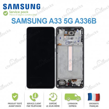 Ecran Complet Samsung galaxy A33 5G A336B Noir