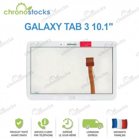 Ecran vitre tactile Blanc Samsung Galaxy Tab 3 10.1
