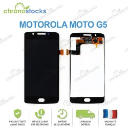 Ecran LCD vitre tactile Motorola Moto G5 noir