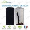 Ecran LCD vitre tactile pour Motorola Moto G6 Play noir XT1922