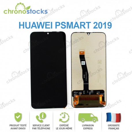 Ecran LCD + vitre tactile Huawei Psmart 2019 noir 