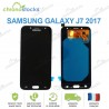 Ecran complet vitre tactile Samsung Galaxy J7 2017 J730F noir