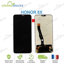 Ecran LCD + vitre tactile Honor 8x JSN-L21 noir