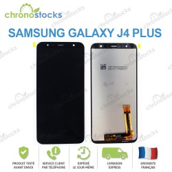 Ecran LCD vitre tactile Galaxy J4 Pus noir