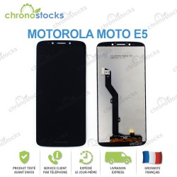 Vitre tactile + écran LCD Motorola Moto E5 noir