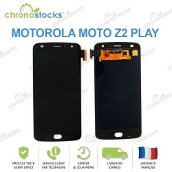 Vitre tactile écran LCD Moto Z2 Play noir