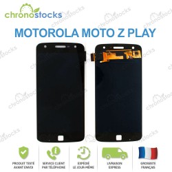 Vitre tactile écran LCD Motorola Moto Z Play noir