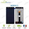 Ecran LCD vitre tactile pour Nokia 3 noir