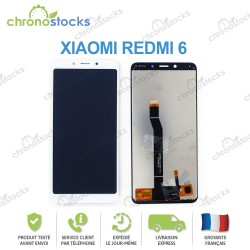 Vitre tactile écran LCD Xiaomi Redmi 6 blanc