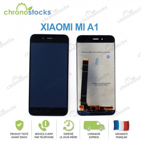 Vitre tactile écran LCD Xiaomi MI A1 Mi 5X noir