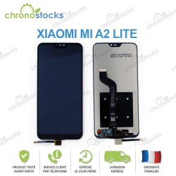 Vitre tactile écran LCD Xiaomi MI A2 Lite noir