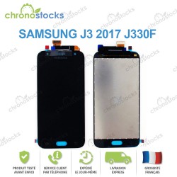Ecran LCD vitre tactile Samsung Galaxy J3 2017 J330 noir