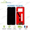 Ecran LCD vitre tactile Huawei y6 2019 noir MRD-LX1