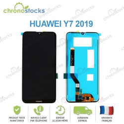 Ecran LCD + vitre tactile Huawei Y7 2019 noir