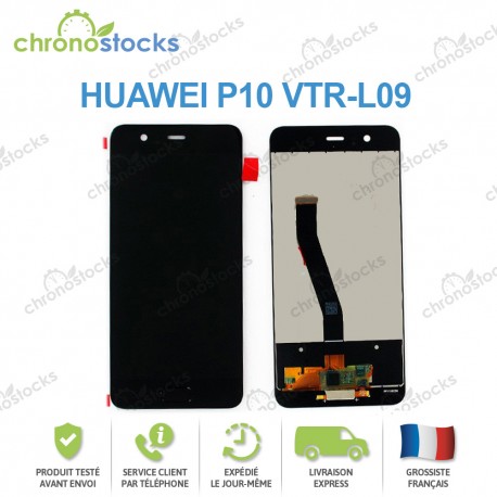 Ecran LCD + vitre tactile Huawei P10 noir VTR-L09