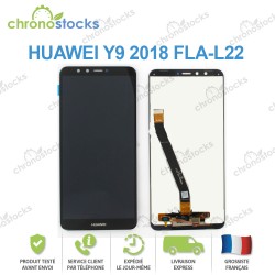 Ecran LCD vitre tactile Huawei Y9 2018 FLA-L22 noir