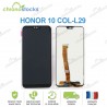 Ecran LCD vitre tactile pour Honor 10 noir COL-L29