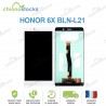 Ecran LCD vitre tactile pour Honor 6X blanc BLN-L21