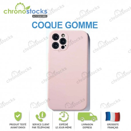 Coque arriere Gomme Samsung S23 Plus Rose