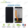 Ecran LCD vitre tactile pour Honor 8 Pro noir 5.7" DUKE-L09