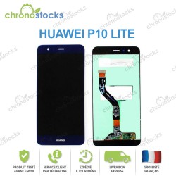 Vitre tactile + écran LCD Huawei P10 Lite bleu WAS-LX1A