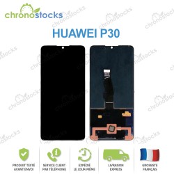 Ecran LCD vitre tactile pour Huawei P30 noir
