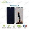 Ecran LCD vitre tactile pour Nokia 3.2 noir