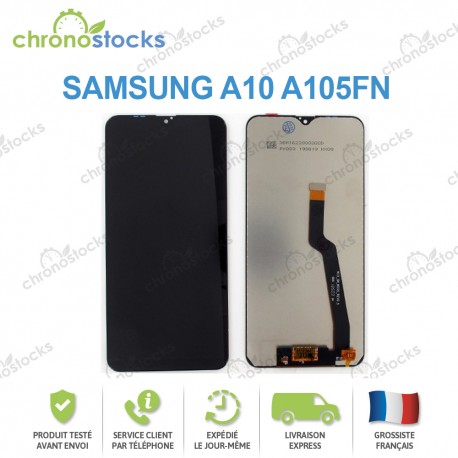 Ecran LCD vitre tactile Samsung A10 SM-A105F noir
