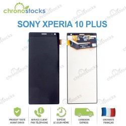 Ecran LCD vitre tactile Sony Xperia 10 Plus noir