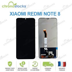 Ecran LCD vitre tactile pour Xiaomi Redmi Note 8 noir