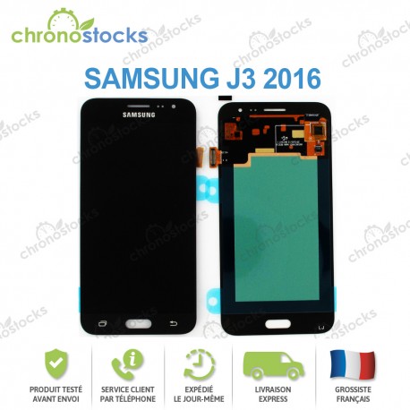 Ecran LCD vitre tactile Samsung Galaxy J3 2016 SM-J320 noir