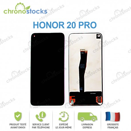 Ecran LCD vitre tactile Honor 20 Pro noir