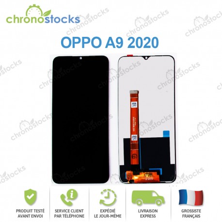 Ecran LCD vitre tactile pour Oppo A9 2020 Noir