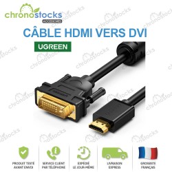 câble HDMI vers DVI bi-direction DVI-D 24 + 1, HD 1080P