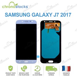 Ecran Lcd vitre tactile Samsung Galaxy J7 2017 J730F bleu