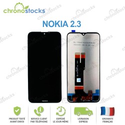 Ecran LCD vitre pour tactile Nokia 2.3 noir