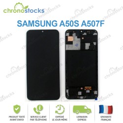 Ecran LCD vitre tactile pour Samsung A50 SM-A505F noir
